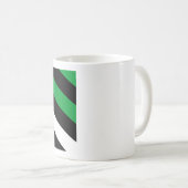 Leather Boi Pride Flag Kaffeetasse (VorderseiteRechts)