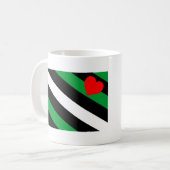 Leather Boi Pride Flag Kaffeetasse (Vorderseite Links)