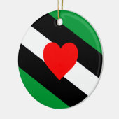Leather Boi Pride Flag Keramik Ornament (Links)