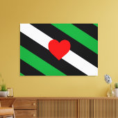 Leather Boi Pride Flag Leinwanddruck (Insitu (Wohnzimmer))