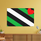 Leather Boi Pride Flag Leinwanddruck (Insitu (Wohnzimmer))