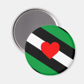Leather Boi Pride Flag Magnet (Vorderseite/Rückseite)