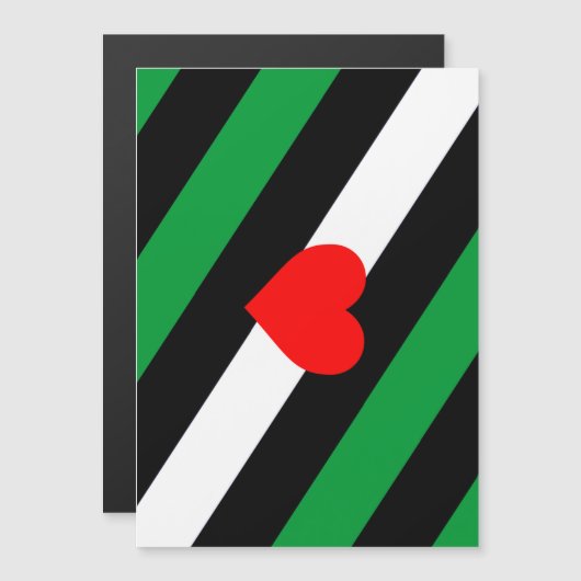 Leather Boi Pride Flag Magneteinladung (Vorne/Hinten)