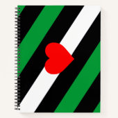 Leather Boi Pride Flag Notizblock (Vorderseite)
