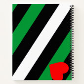 Leather Boi Pride Flag Notizblock (Rückseite)