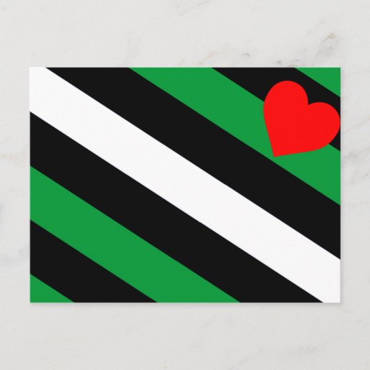 Leather Boi Pride Flag Postkarte (Vorderseite)