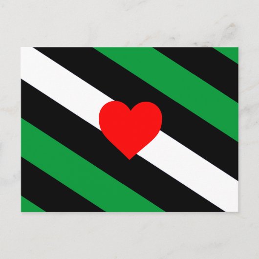 Leather Boi Pride Flag Postkarte (Vorderseite)