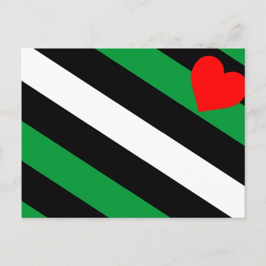 Leather Boi Pride Flag Postkarte (Vorderseite)