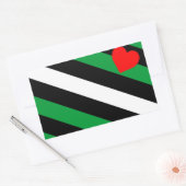 Leather Boi Pride Flag Rechteckiger Aufkleber (Umschlag)