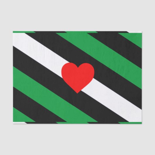 Leather Boi Pride Flag Seidenpapier (Vorderseite)