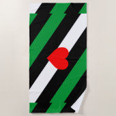 Leather Boi Pride Flag Strandtuch (Vorderseite)