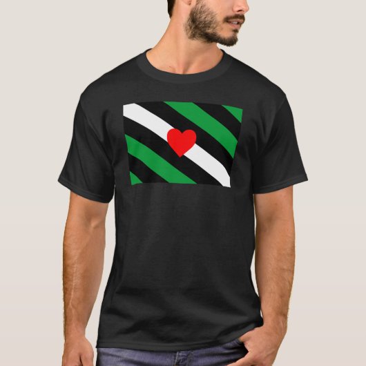 Leather Boi Pride Flag T-Shirt (Vorderseite)