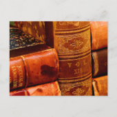 Leather Bound Books Postkarte (Vorderseite)