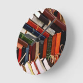 Leather-Bound-Journals Runde Wanduhr (Winkel)