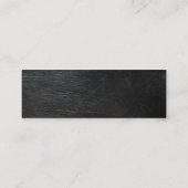 Leather Business Card Mini Visitenkarte (Rückseite)
