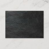 Leather Business Card Visitenkarte (Rückseite)