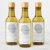 Leather Care Guide Slate Artisan 2x3 Custom Label Weinetikett (Flaschen)