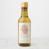 Leather Care Guide Terracotta Artisan Custom Label Weinetikett (Vorderseite)