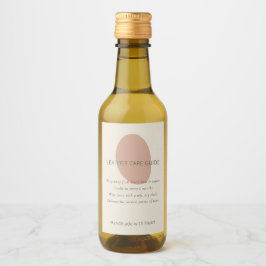 Leather Care Guide Terracotta Artisan Custom Label Weinetikett