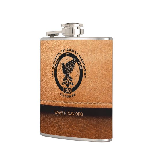 Leather Cav Flask Flachmann (Links)