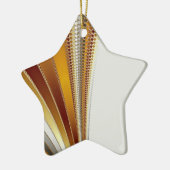Leather Christmas Fraktal Keramikornament (Links)