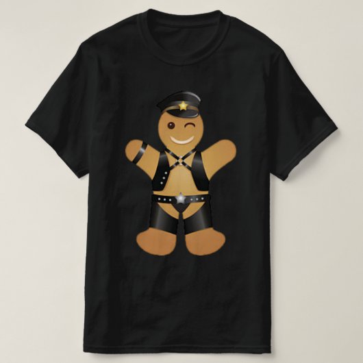 Leather Daddy-Son Motorrad Biker Funny T-Shirt (Design vorne)