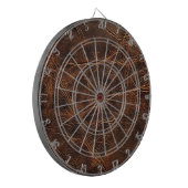 Leather Dartboard Dartscheibe (Vorderseite Links)