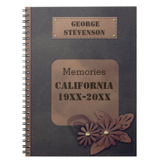 Leather decor notizblock (Vorderseite)