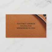 Leather Designer Purse Visitenkarte (Rückseite)