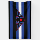 Leather Eagle Pride Flag Banner (Vertikal)