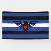Leather Eagle Pride Flag Banner (Horizontal)