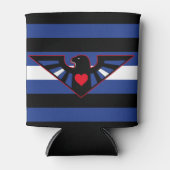 Leather Eagle Pride Flag Dosenkühler (Vorderseite)