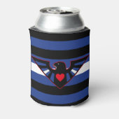 Leather Eagle Pride Flag Dosenkühler (Kanne Rückseite)