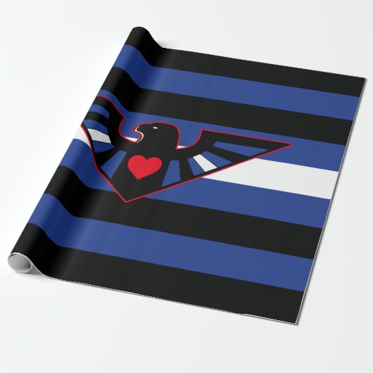 Leather Eagle Pride Flag Geschenkpapier (Ungerollt)
