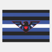 Leather Eagle Pride Flag Geschenkpapier Set (Vorderseite 2)