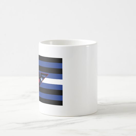 Leather Eagle Pride Flag Kaffeetasse (Mittel)