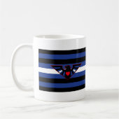 Leather Eagle Pride Flag Kaffeetasse (Links)