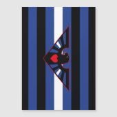 Leather Eagle Pride Flag Magneteinladung (Vorderseite)