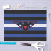 Leather Eagle Pride Flag Seidenpapier (Handwerk)