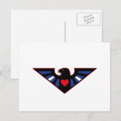 Leather Eagle Pride Postkarte (Vorne/Hinten)