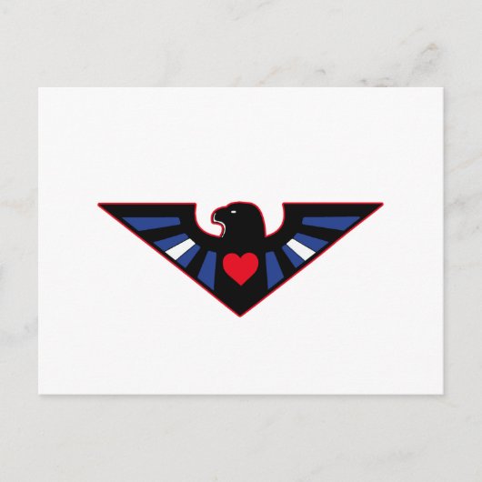 Leather Eagle Pride Postkarte (Vorderseite)