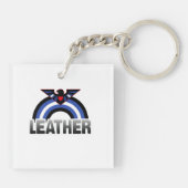 Leather Eagle Pride Schlüsselanhänger (Rückseite)