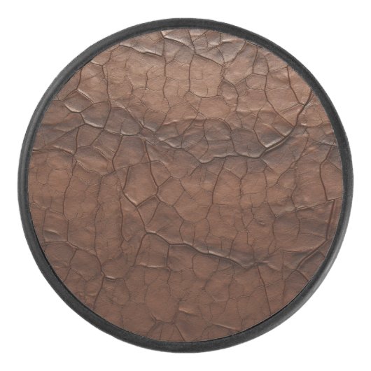 Leather  eishockey puck (Vorderseite)