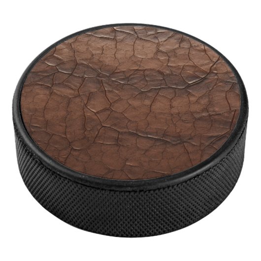 Leather  eishockey puck (3/4)