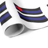 LEATHER FLAG WAVING GESCHENKPAPIER (Rolleneckpunkt)