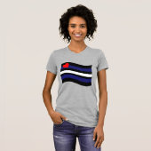 LEATHER FLAG WAVING T-Shirt (Vorne ganz)