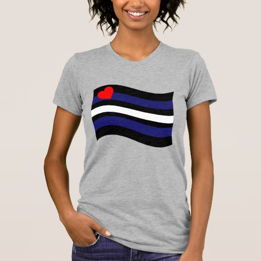 LEATHER FLAG WAVING T-Shirt (Vorderseite)