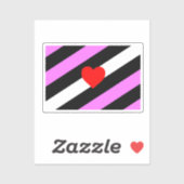 Leather Girl Pride Flag Aufkleber (Blatt)