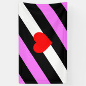 Leather Girl Pride Flag Banner (Vertikal)