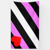 Leather Girl Pride Flag Banner (Vertikal)